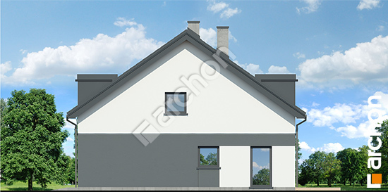 Боковой фасад Дом в ривиях 8 (ГБ) вер.2