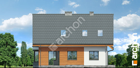 Бочний фасад Будинок на поляні 2 вер.2