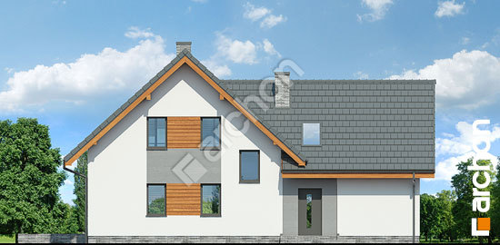 Дворовой фасад Дом на поляне 2 вер.2