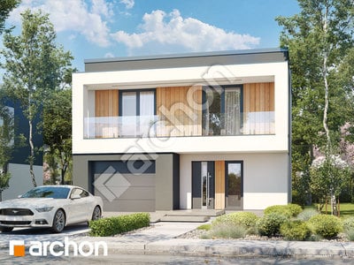 Проект дома ARCHON+ Дом в клематисах 34 