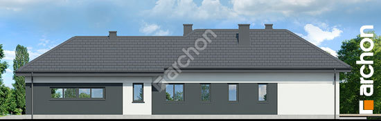 Боковой фасад Дом в галантусах 3 (Г2)