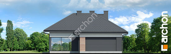 Передний фасад Дом в галантусах 3 (Г2)