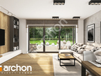Проект дома ARCHON+ Дом в овсянницах 4 (Г2) дневная зона (визуализация 1 вид 3)