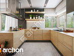 Проект будинку ARCHON+ Будинок під червоною горобиною 17 (Н) візуалізація кухні 1 від 1