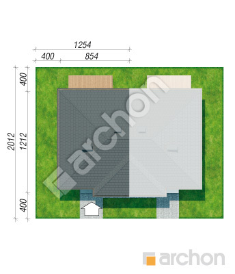 Проект дома ARCHON+ Вилла Юлия 11 (ПБ) Ситуація