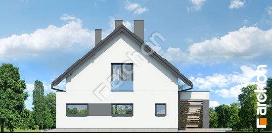 Бочний фасад Будинок під клеродендрумом