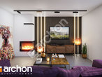 Проект будинку ARCHON+ Будинок під клеродендрумом денна зона (візуалізація 1 від 1)