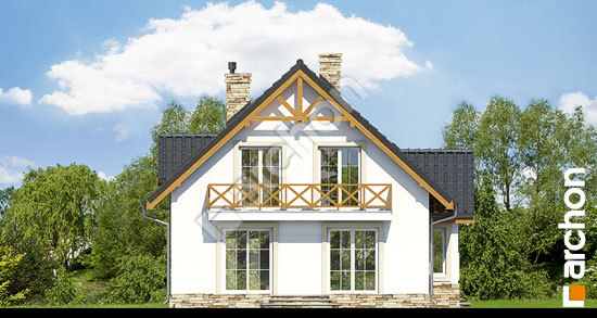 Бочний фасад Будинок в мандаринках вер. 2