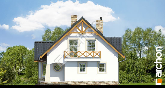 Боковой фасад Дом в мандарынках вер. 2