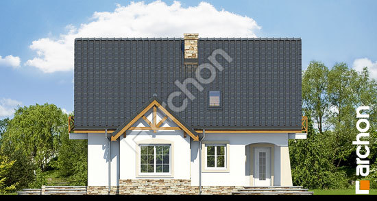 Передний фасад Дом в мандарынках вер. 2