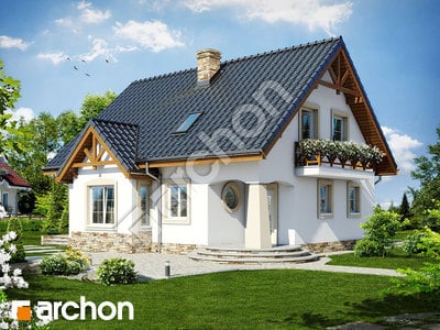 Проєкт будинку ARCHON+ Будинок в мандаринках вер. 2 