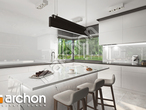 Проект будинку ARCHON+ Будинок в жонкілях 2 (Г2) візуалізація кухні 1 від 3