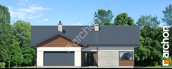 Передний фасад Дом в жонкилях 2 (Г2)