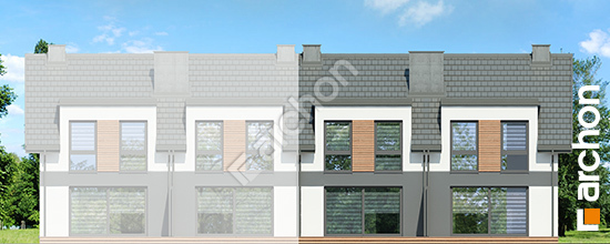 Дворовий фасад Будинок в рівіях 16 (ГР2Б) вер.2