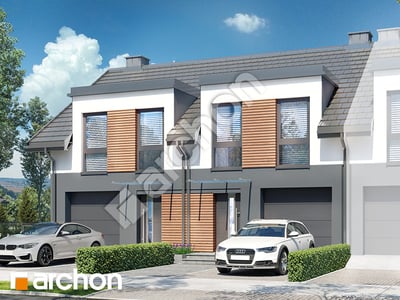 Проект дома ARCHON+ Дом в ривиях 16 (ГР2Б) вер.2 