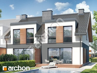 Проєкт будинку ARCHON+ Будинок в рівіях 16 (ГР2Б) вер.2 Вид 2