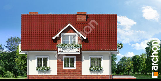 Дворовой фасад Дом в солодках вер.2