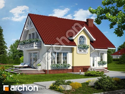 Проєкт будинку ARCHON+ Будинок в солодках вер.2 