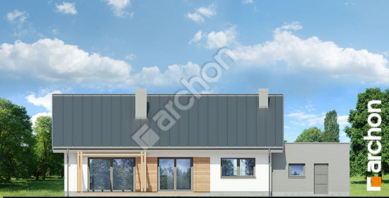 Дворовой фасад Дом под красной рябиной 8 (ГН)