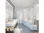 Проект будинку ARCHON+ Будинок під горобиною 8 (ГН)  візуалізація ванни (візуалізація 3 від 1)