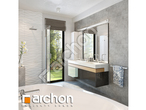 Проект будинку ARCHON+ Будинок під горобиною 8 (ГН)  візуалізація ванни (візуалізація 3 від 3)