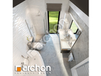 Проект будинку ARCHON+ Будинок під горобиною 8 (ГН)  візуалізація ванни (візуалізація 3 від 4)