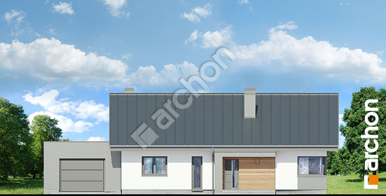 Передний фасад Дом под красной рябиной 8 (ГН)