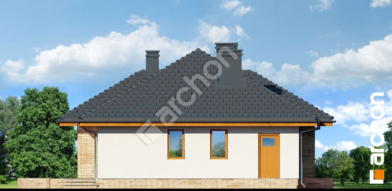 Боковой фасад Дом в акебиях (В)