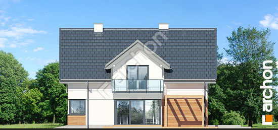 Бочний фасад Будинок у гортензіях 2 (Г2)