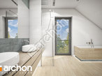 Проект будинку ARCHON+ Будинок у гортензіях 2 (Г2) візуалізація ванни (візуалізація 3 від 2)