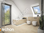 Проект будинку ARCHON+ Будинок у гортензіях 2 (Г2) візуалізація ванни (візуалізація 3 від 3)