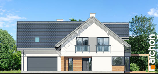 Передний фасад Дом в гортензиях 2 (Г2)