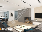Проект будинку ARCHON+ Будинок у гортензіях 2 (Г2) денна зона (візуалізація 1 від 1)