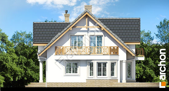 Бочний фасад Будинок в мірабеллі вер.2