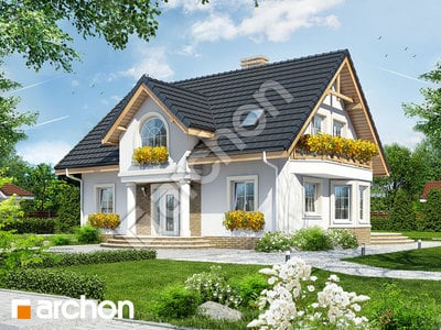 Проєкт будинку ARCHON+ Будинок в мірабеллі вер.2 