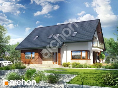 Проект дома ARCHON+ Дом в айдаредах 3 (П)