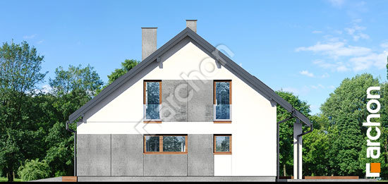 Боковой фасад Дом в цмине