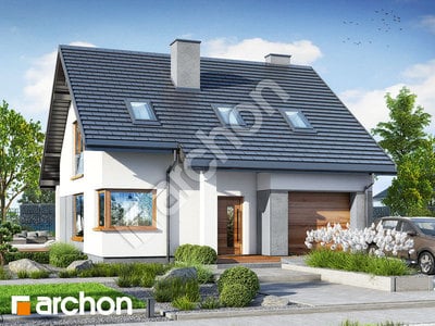 Проєкт будинку ARCHON+ Будинок в цмині 