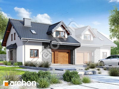 Проєкт будинку ARCHON+ Будинок в цикламенах вер. 3 