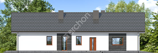 Боковой фасад Дом в видличках