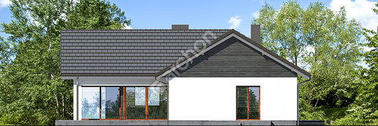 Дворовой фасад Дом в видличках