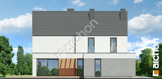 Бочний фасад Будинок в евкаліптах 2 (Г2)