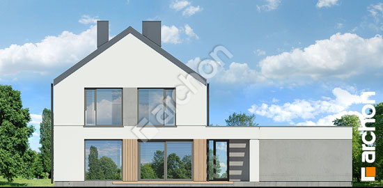 Дворовий фасад Будинок в евкаліптах 2 (Г2)