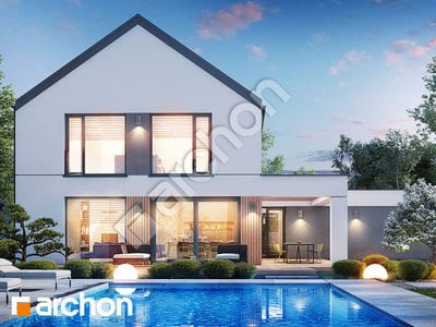 Проект дома ARCHON+ Дом в эвкалиптах 2 (Г2) 