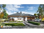 Проєкт будинку ARCHON+ Будинок в амарантах 3 вер.2 