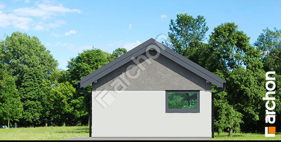 Бочний фасад Двомісний гараж Г37