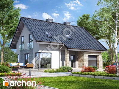 Проект дома ARCHON+ Дом в журавках 3 (П) 