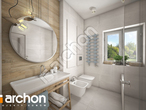 Проект будинку ARCHON+ Будинок у вівсянниці візуалізація ванни (візуалізація 3 від 1)