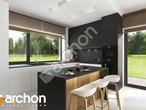 Проект дома ARCHON+ Дом в ромашках 3 (А) визуализация кухни 1 вид 2