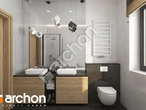 Проект дома ARCHON+ Дом в ромашках 3 (А) визуализация ванной (визуализация 3 вид 1)